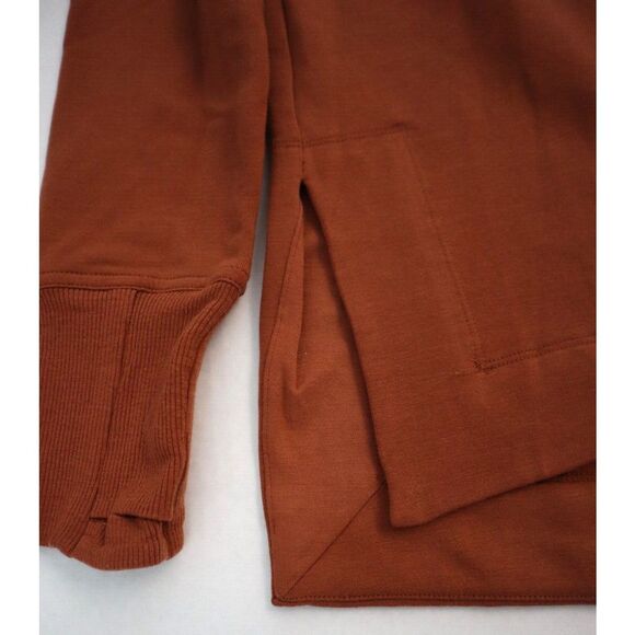 Athleta 659287-02 Women's Sz M Sequoia Brown Coaster Luxe Recover Sweatshirt - Picture 12 of 16